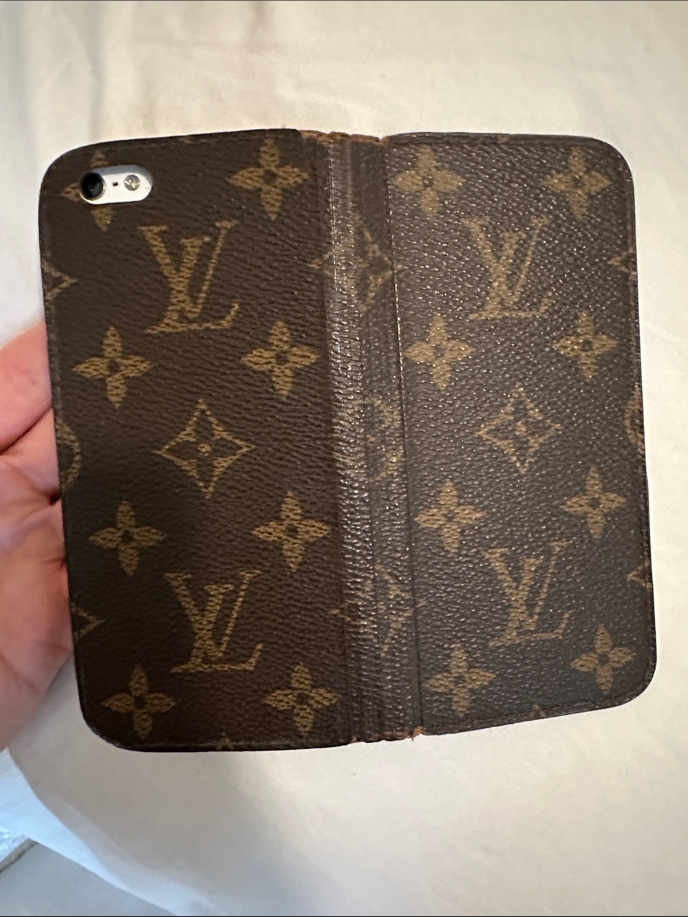 Vintage Lv phone case for size 4 iPhone haha